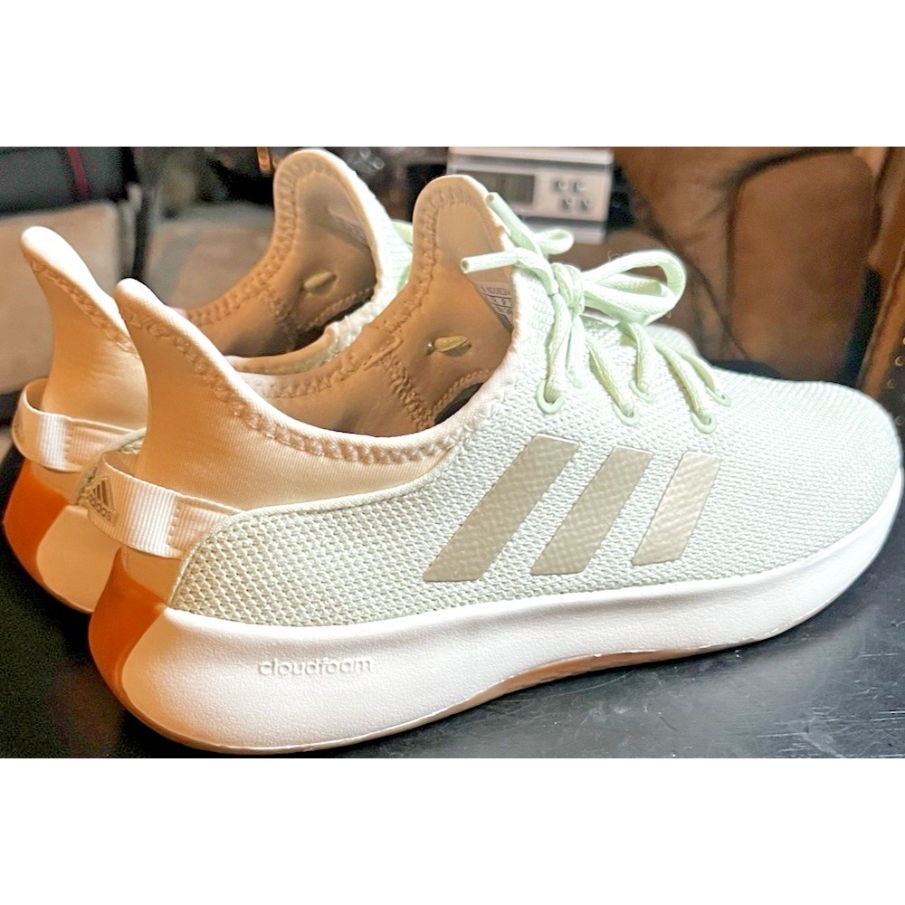 Adidas Cloudfoam Pure 2.0 Shoes Women's Size 7.5 Athletic Running Light Green